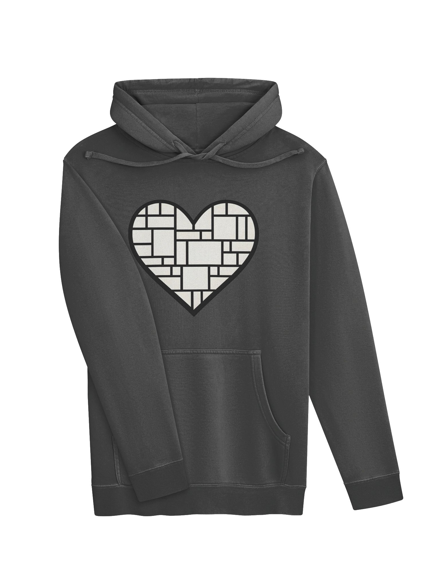 Simple Heart Pigment-Dyed Hoodie - California Dept. of Love product image (3)