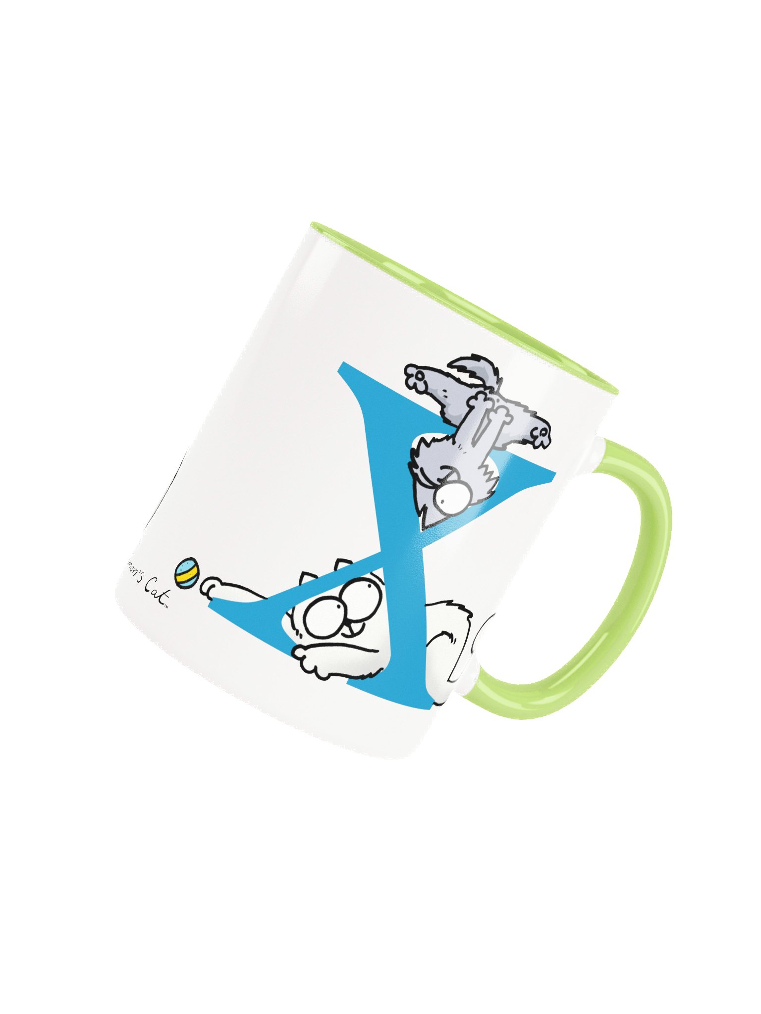 Cat Monogram Mug - X product image (4)