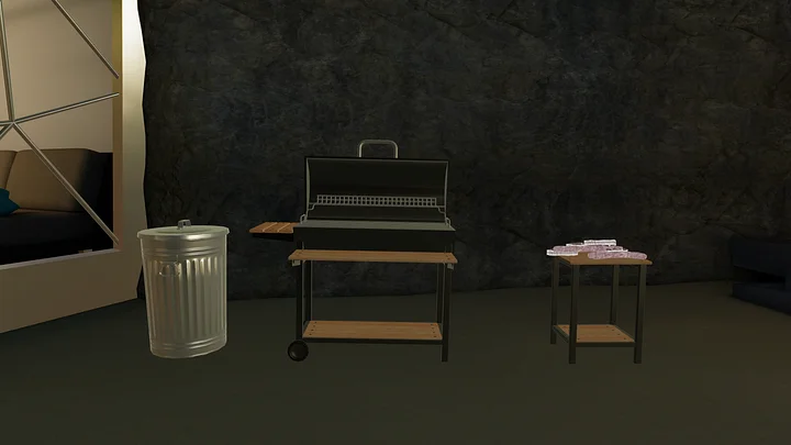 [VRChat Asset] Barbecue System — Interactive Grill for VRChat product image (2)