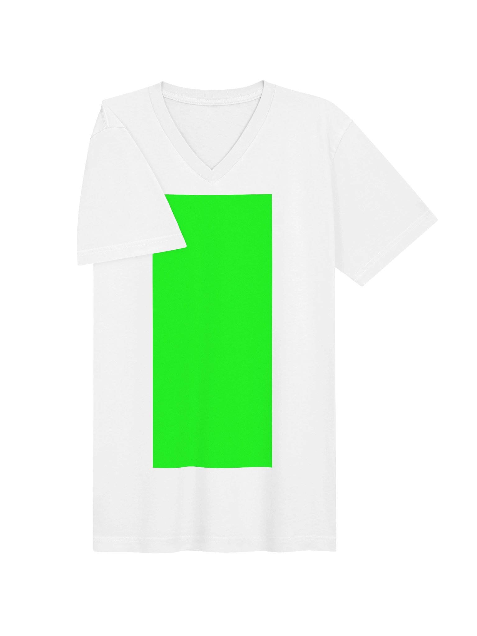 The Foundation Collection | Green | Bella+Canvas Short Sleeve V-Neck Jersey T-Shirt product image (3)