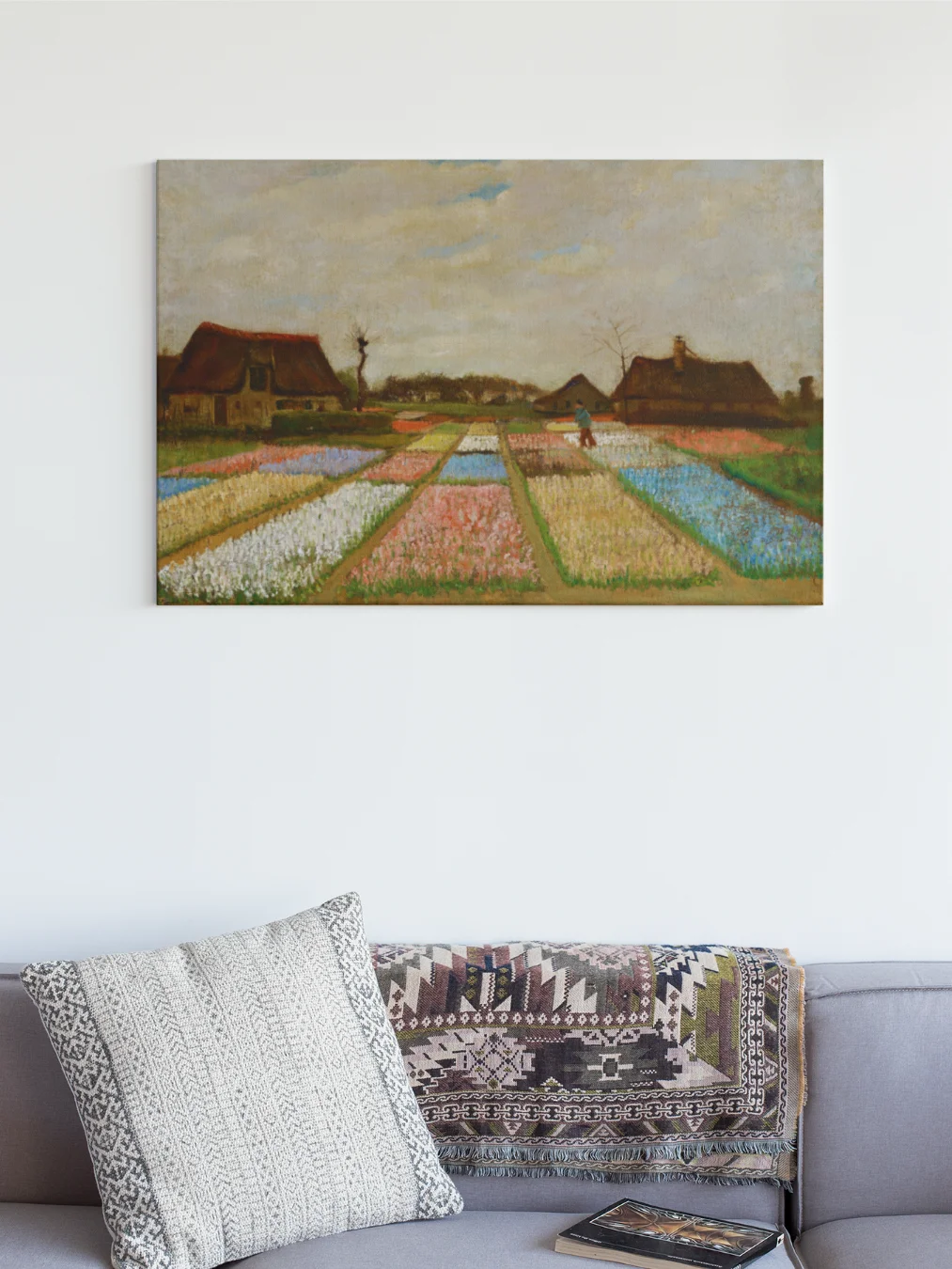 Flower Beds in Holland (Vincent van Gogh) Canvas product image (1)