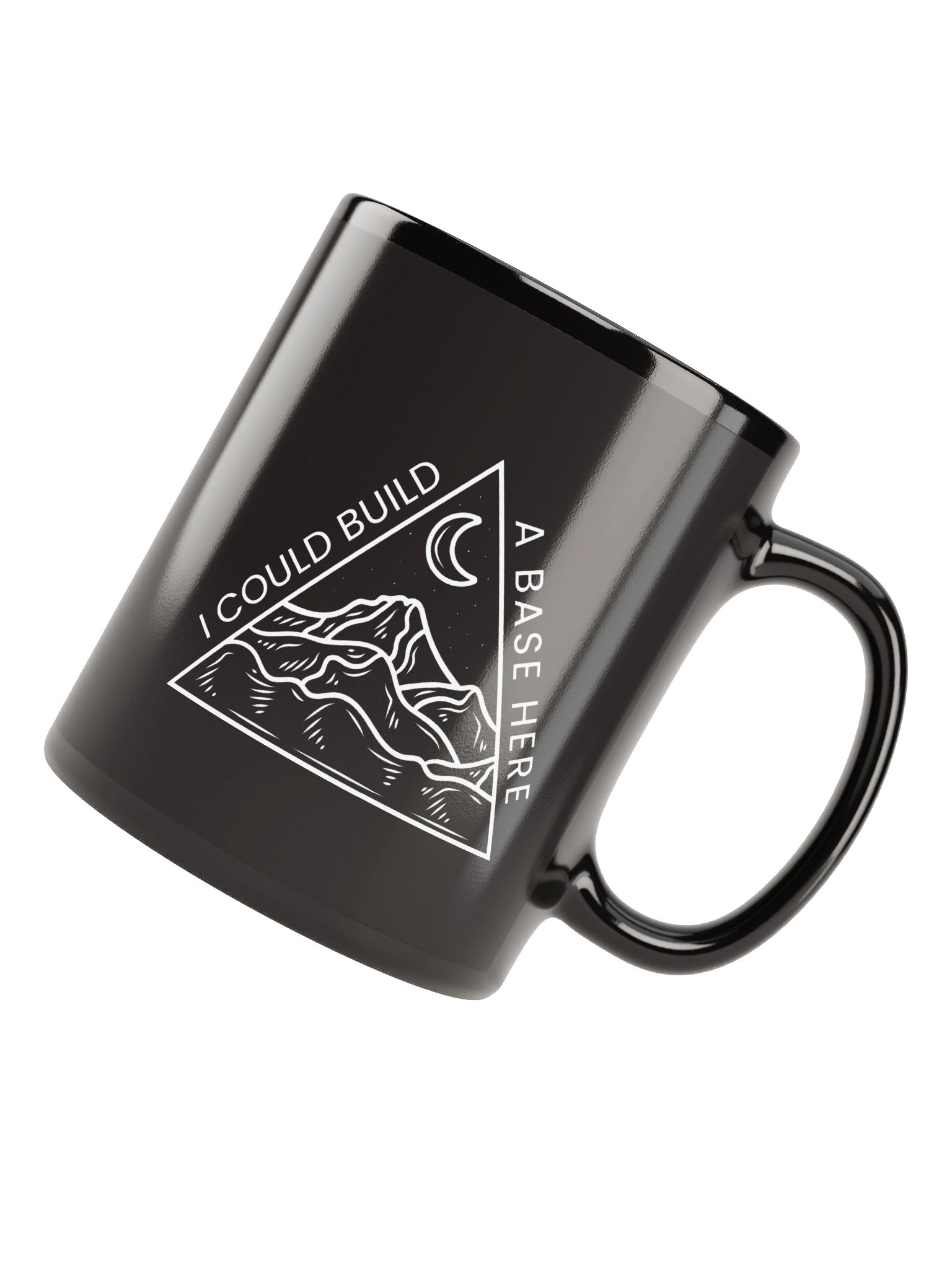 Build a Base Glossy Black Mug product image (4)