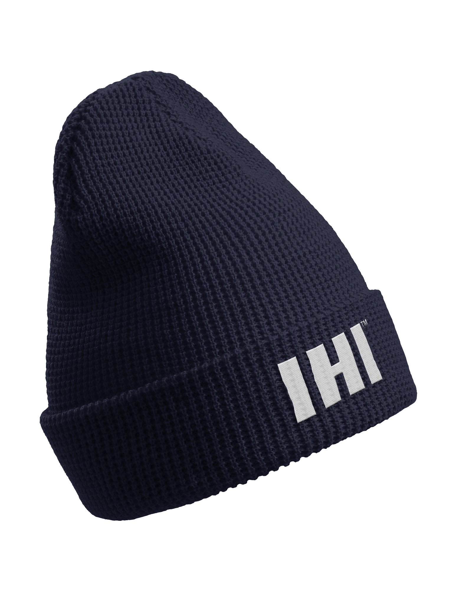 HUNDADI - WHITE LOGO WAFFLE STYLE BEANIE product image (3)