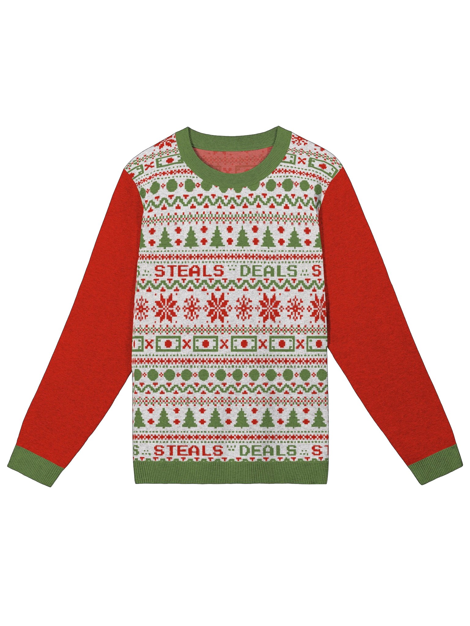 Steals and Deals Holiday Knitted Ugly Sweater product image (1)