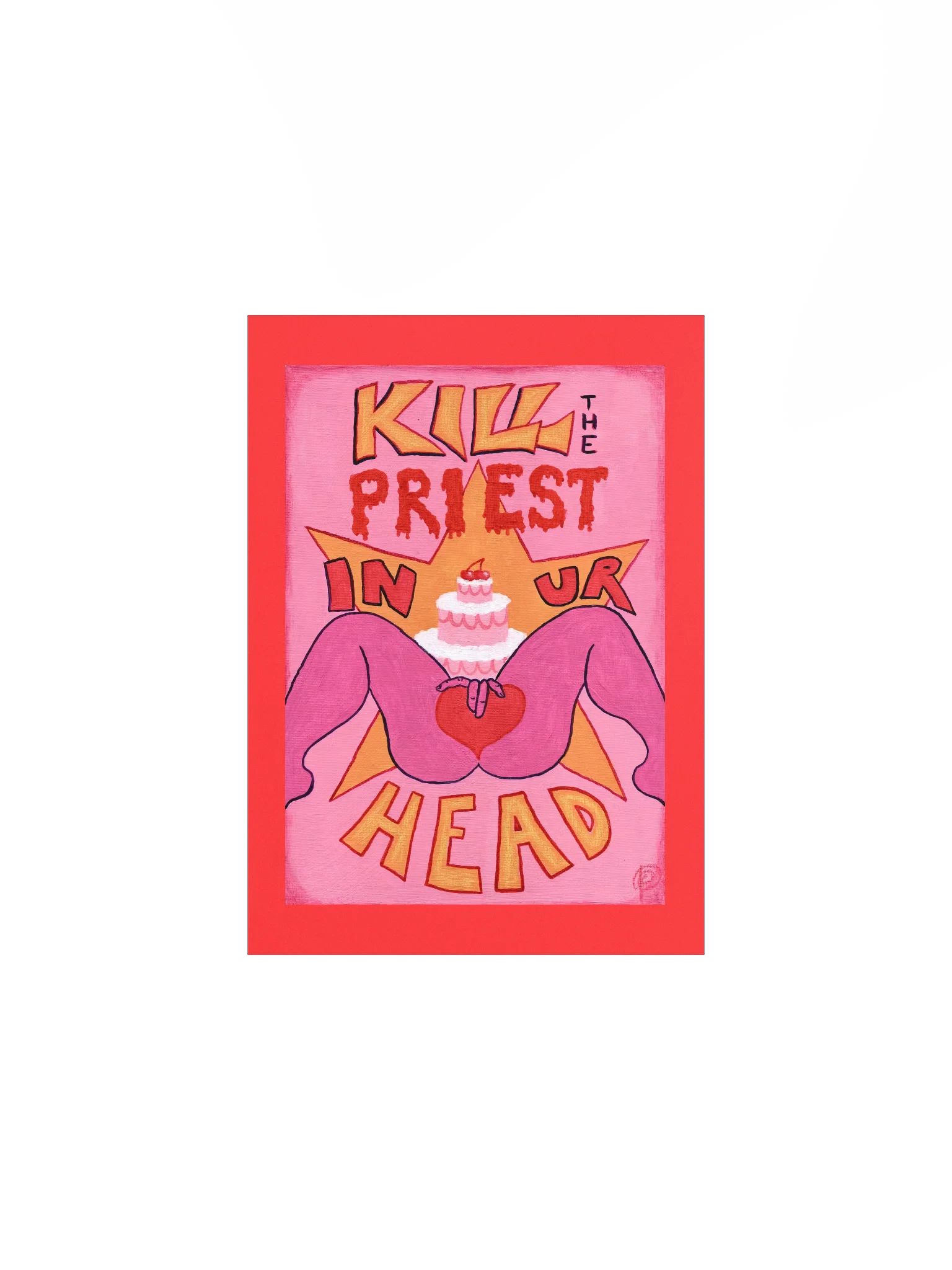 kill the priest in your head matte poster print product image (2)