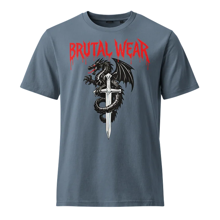BrutalWear Black Fantasy Dragon Medieval Art Design. product image (5)