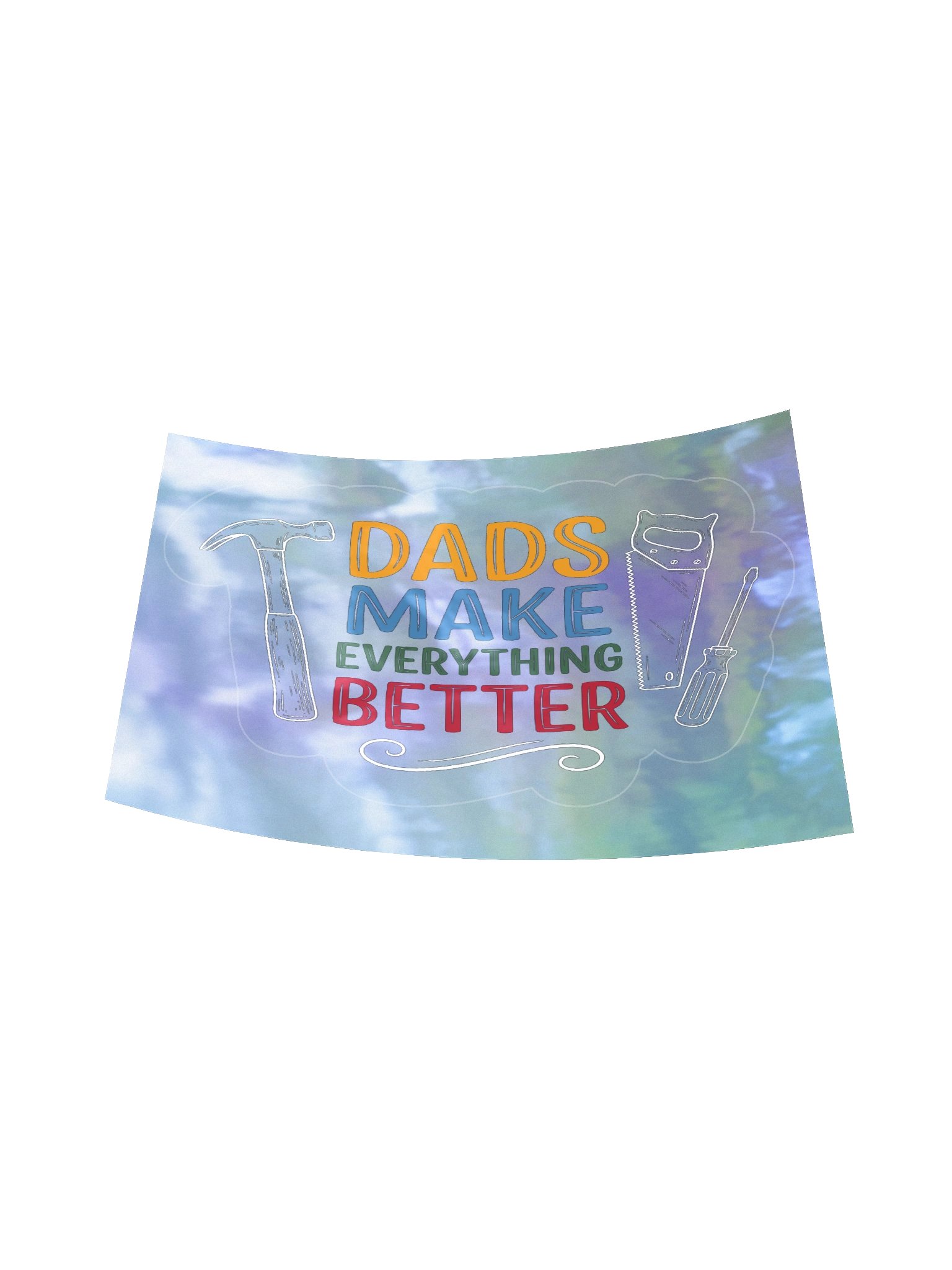 Dads Make Everything Better Holographic Sticker Sheet product image (16)