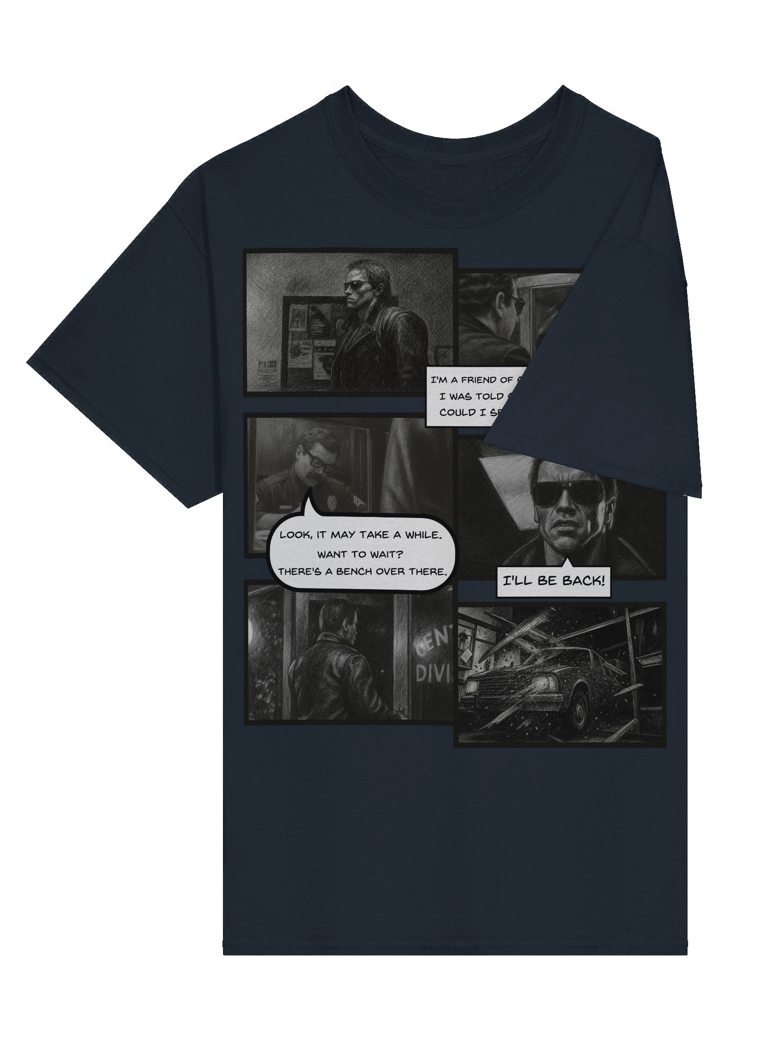 The Terminator inspired I'll Be Back Scene Tee product image (23)