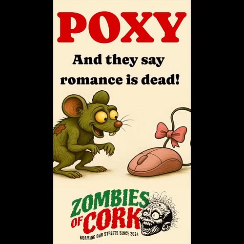 Poxy the Mouse has just joined the cast of Zombies of Cork! Check out his merch on www.zombiesofcork.com
#surviveinstyle #zom...