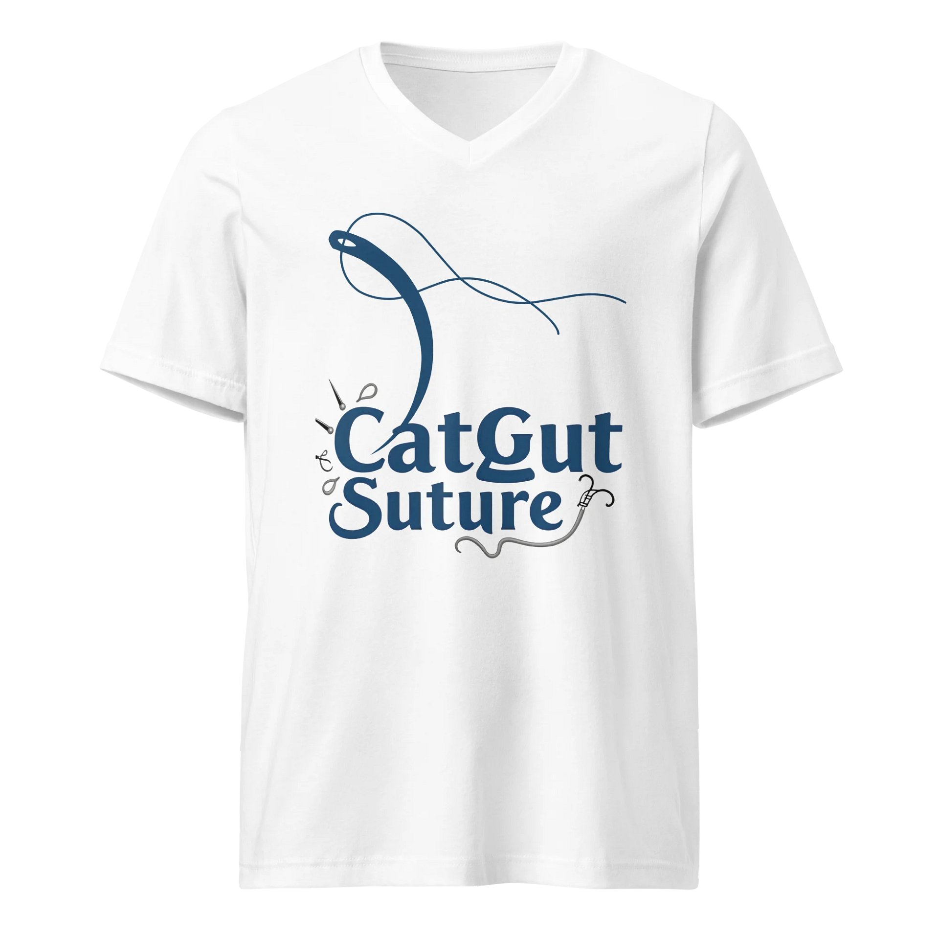 Cat Gut Suture Logo V-Neck Tee product image (1)