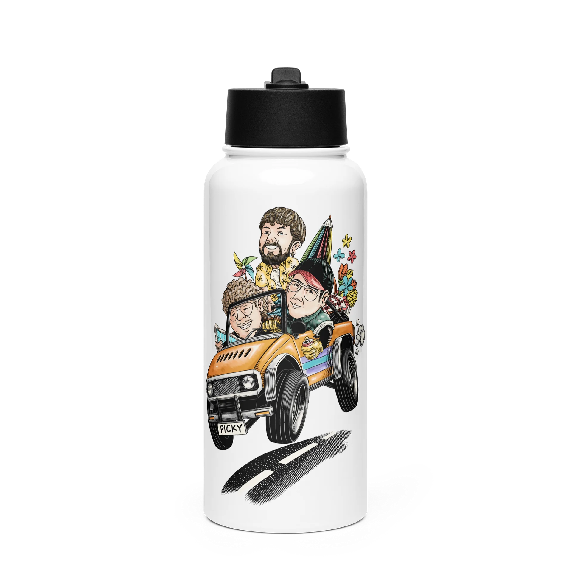 Summer Drive Stainless Steel Water Bottle product image (2)