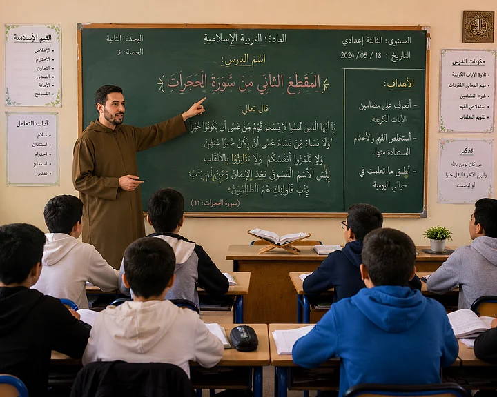 جذاذة سورة الحجرات المقطع الثاني product image (1)