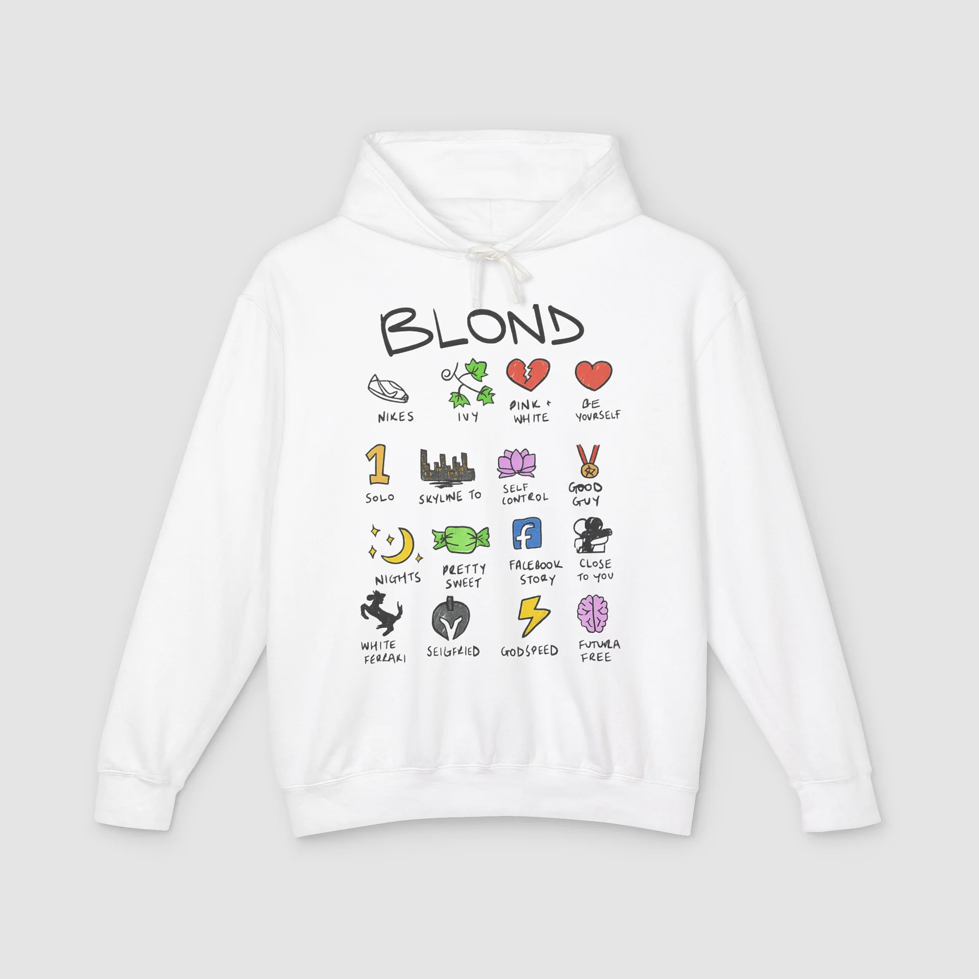 Frank Ocean Blond Notebook Hoodie product image (1)