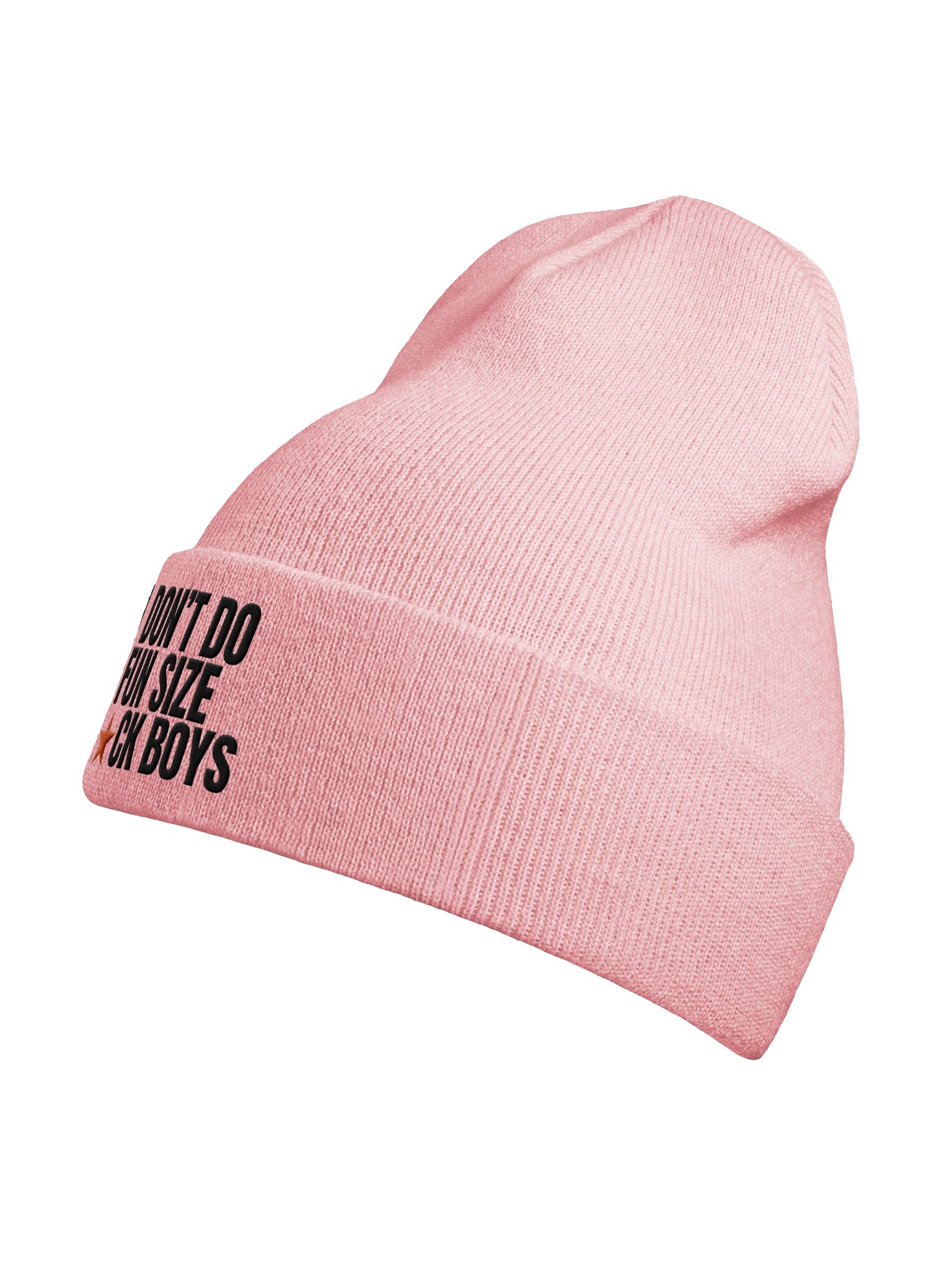 Embroidered Beanie - I Don't Do Fun Size F★CK Boys product image (9)