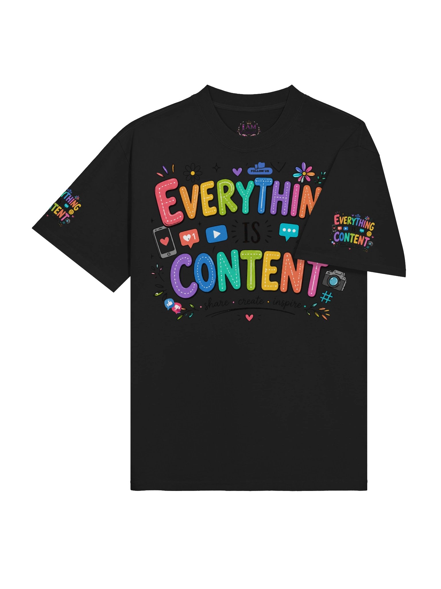 Everything Is Content Oversized Tee product image (13)