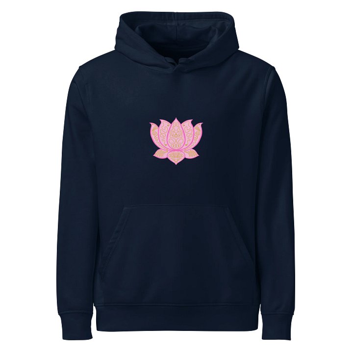 Golden Lotus Unisex Mid-Weight Hoodie product image (1)