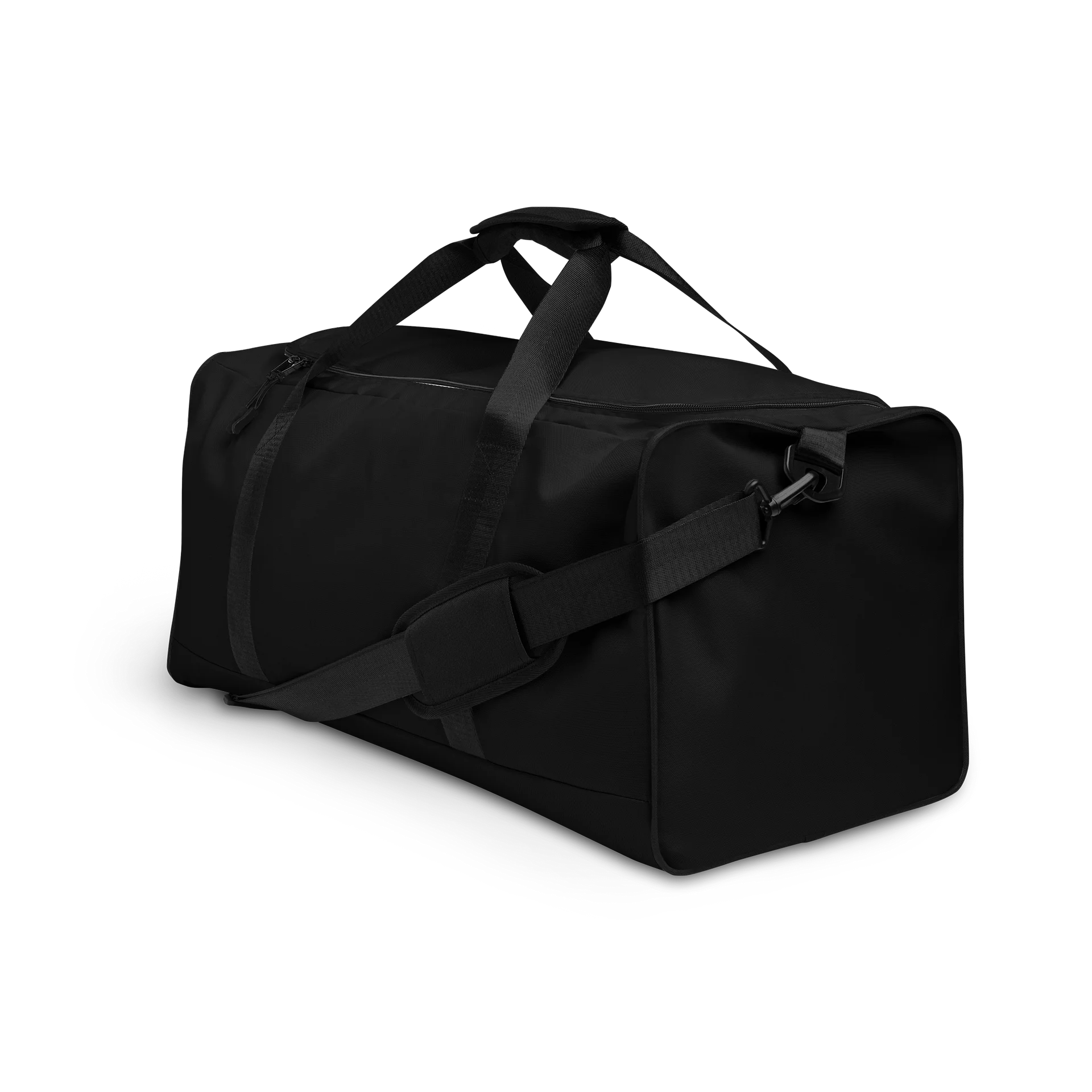 Midnight Black All-Over Print Duffle Bag product image (4)