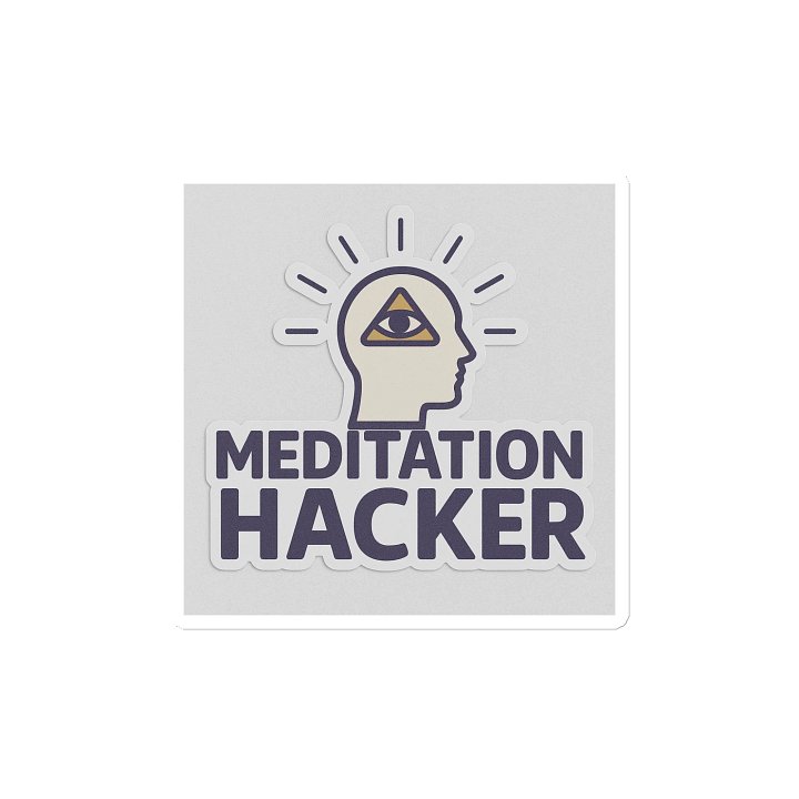 MEDITATION HACKER — Cognitive Calm Magnet product image (2)