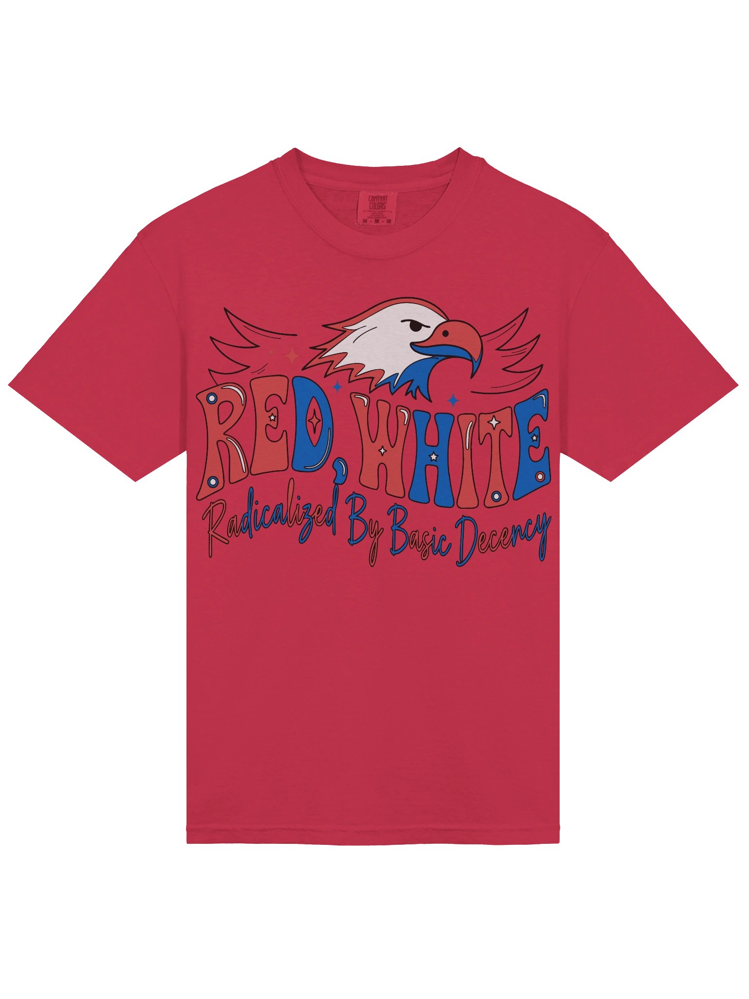Radicalized By Basic Decency, Patriotic USA 250 Eagle Shirt product image (32)