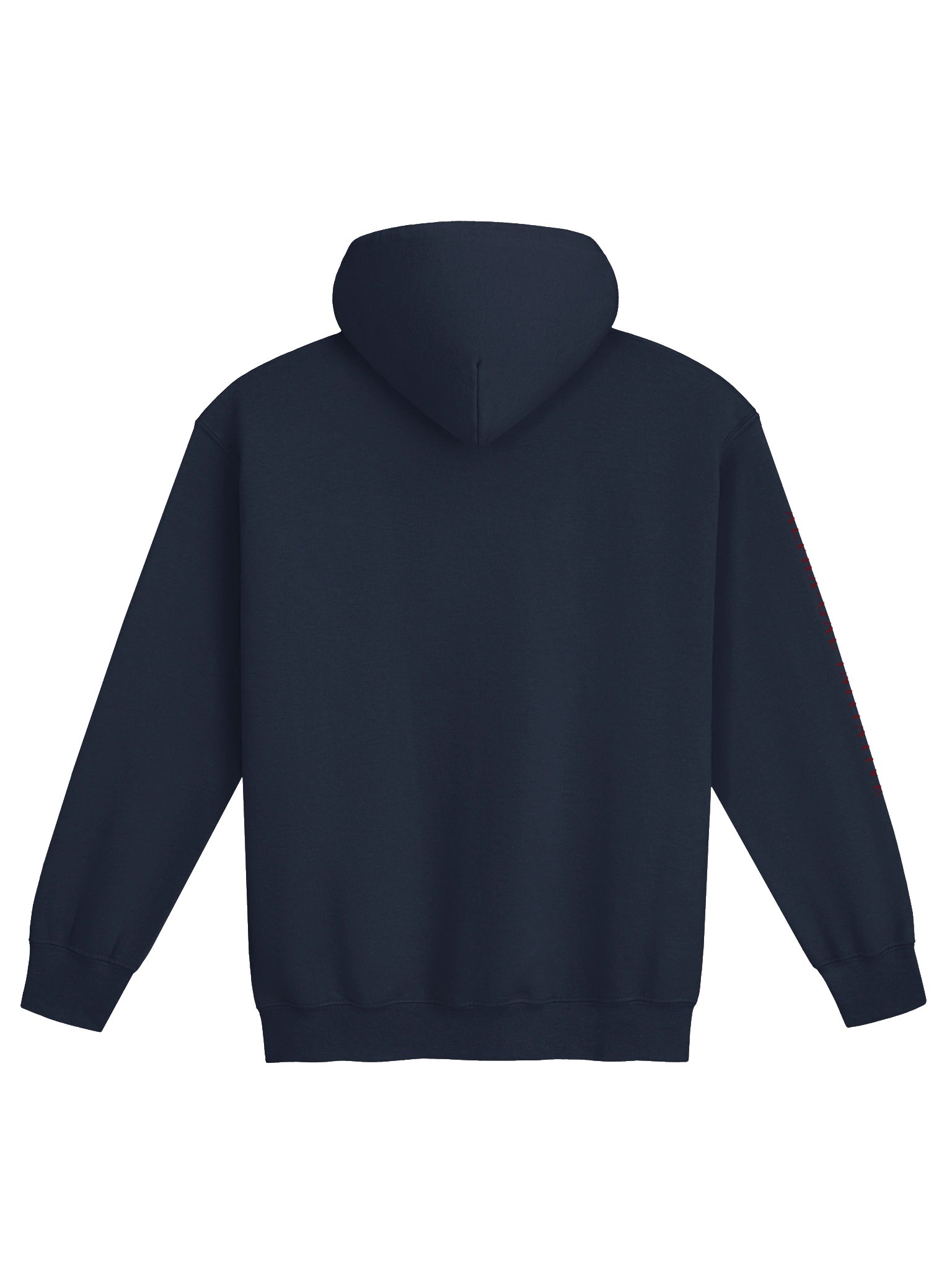 Navy / Oxblood Unisex Zipper Hoodie product image (2)