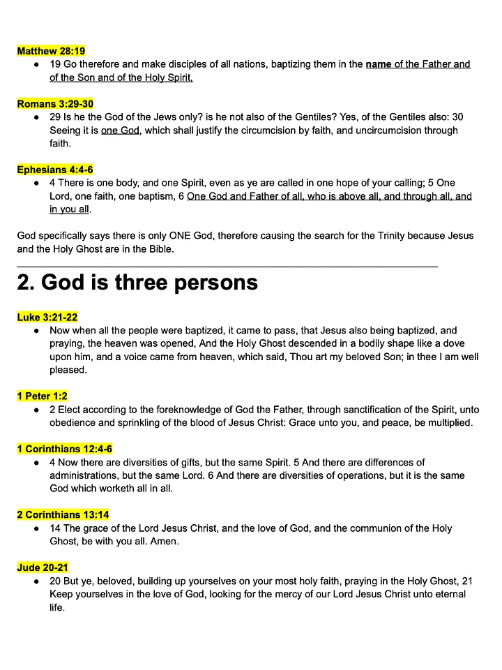 Trinity (tri-unity, three-in-oneness) - PDF product image (2)