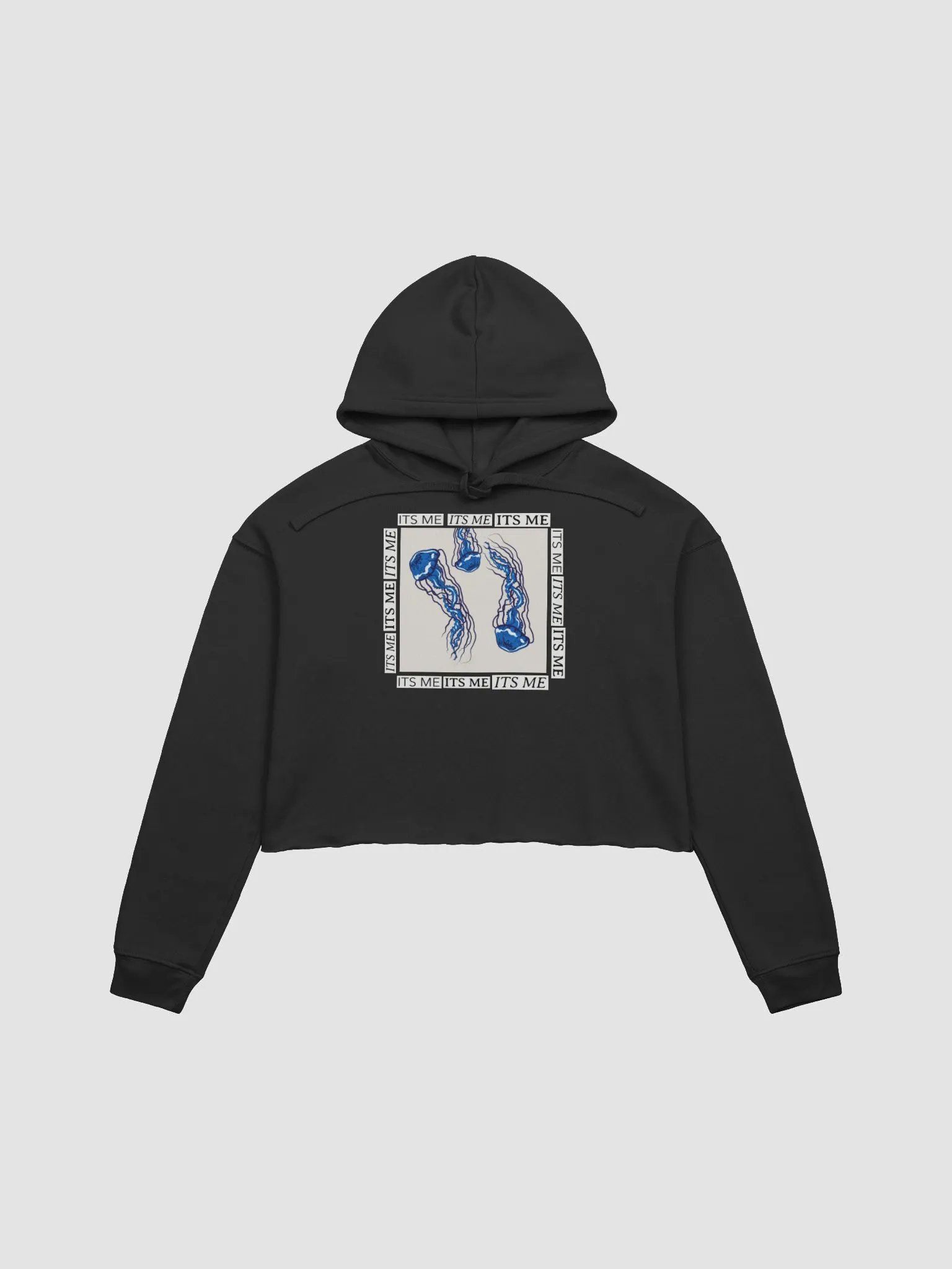 ITS ME fleece crop hoodie product image (2)