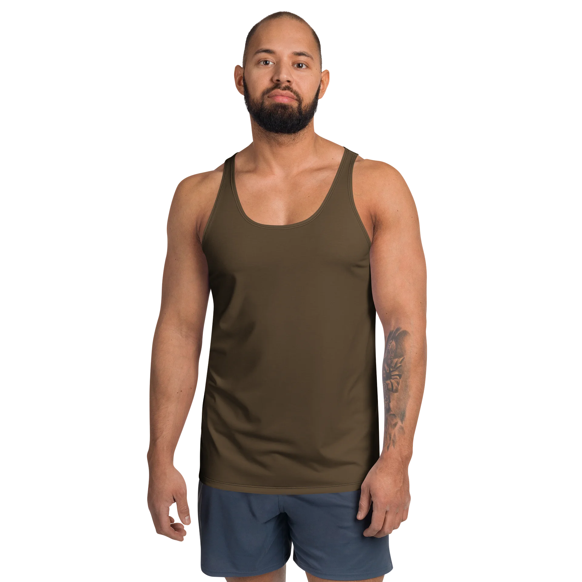 Minimal Brown Tank Top product image (1)