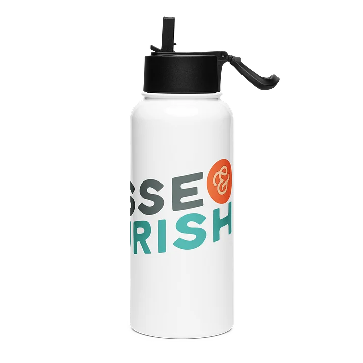 F&F Flag Stainless Steel Water Bottle with a Straw Lid product image (2)