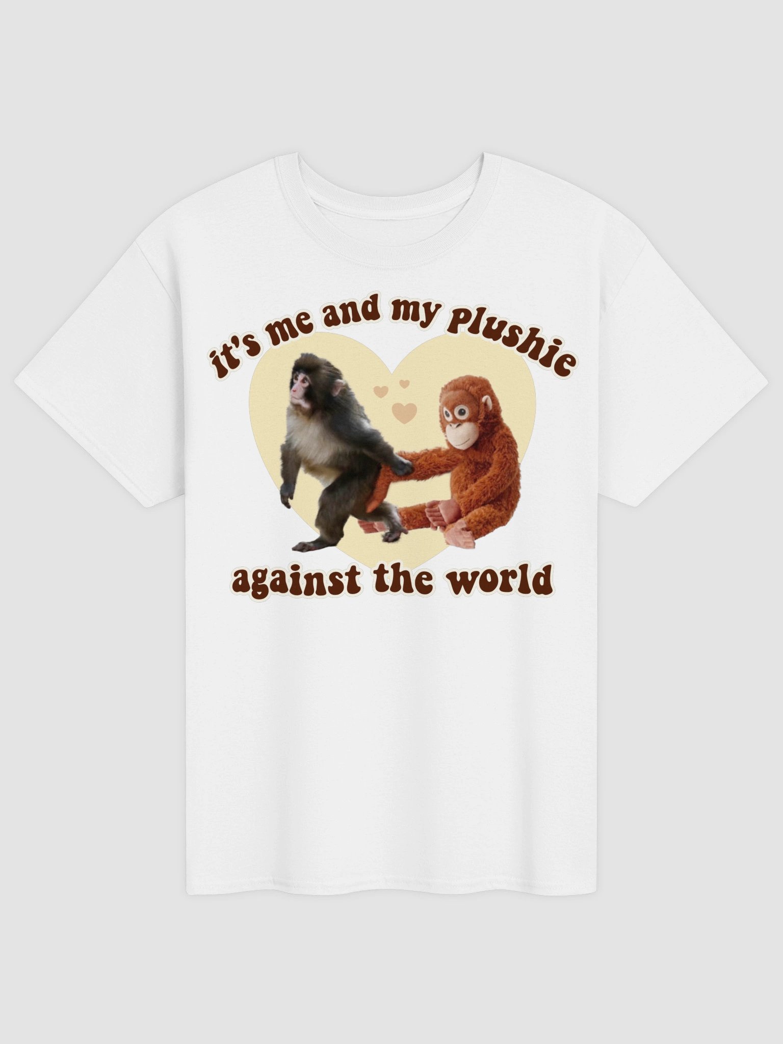 Punch The Monkey Plushie T-shirt - variant 1 product image (2)