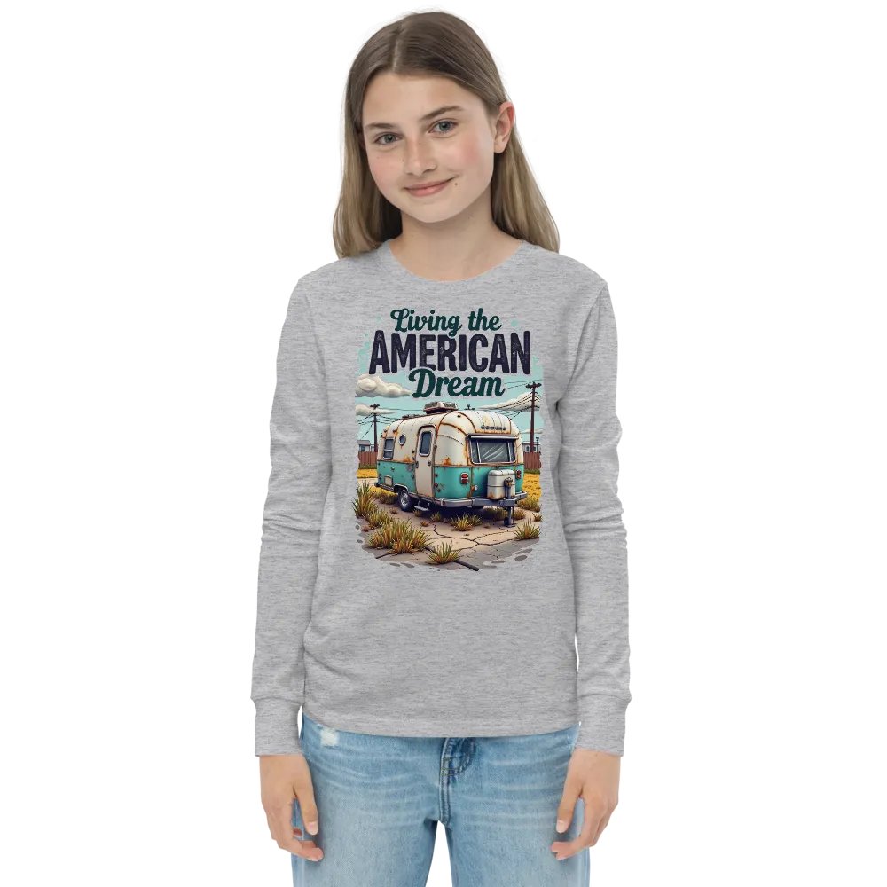 Vintage American Dream Camper Long Sleeve Tee product image (2)