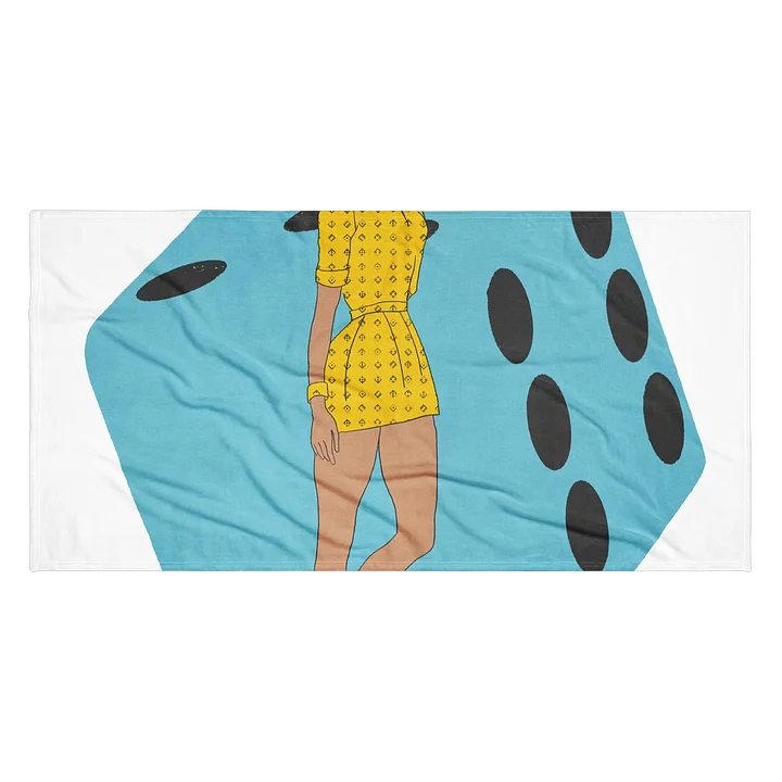 Dice Girl - Beach Towel product image (2)