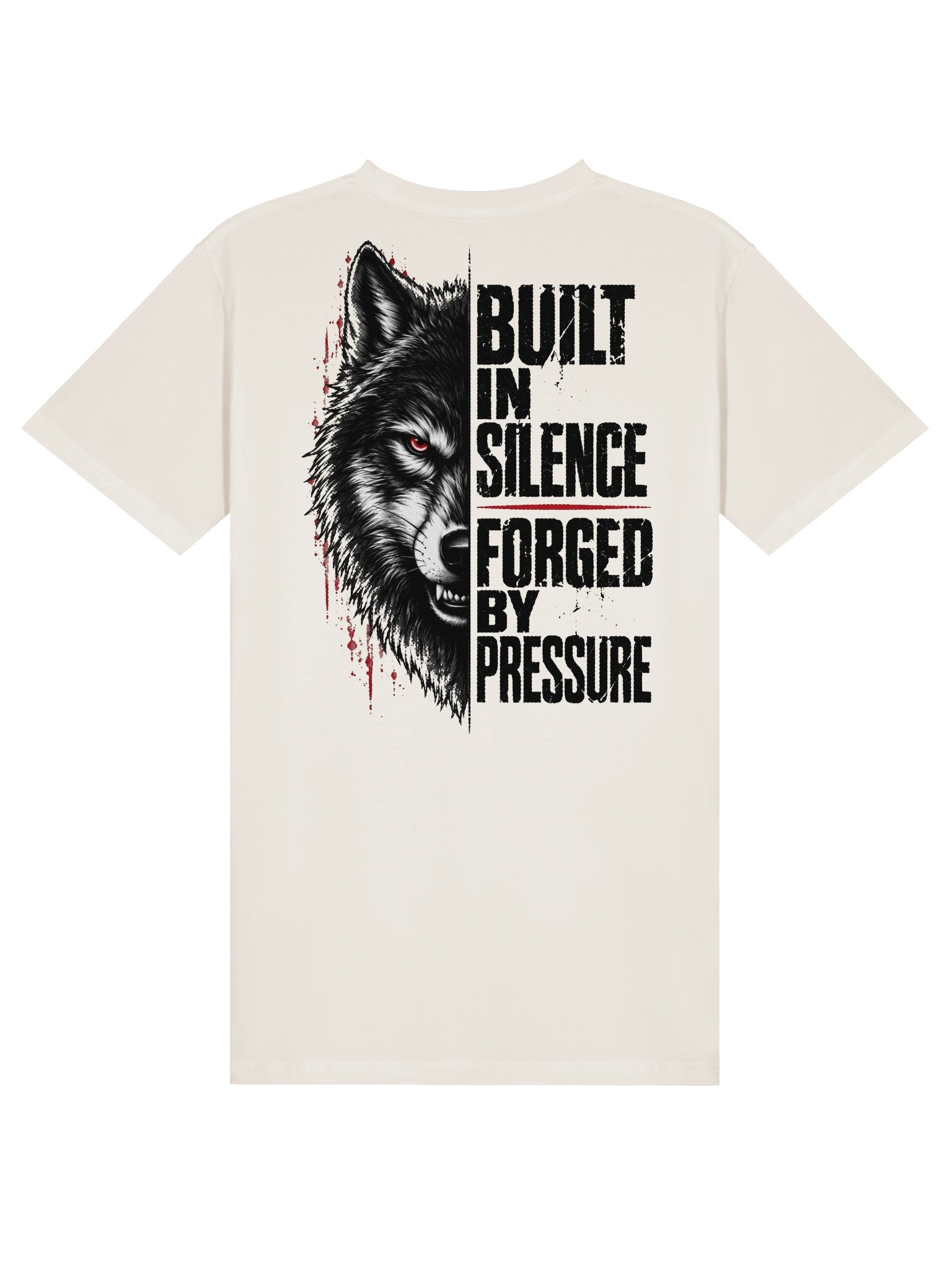 Built in Silence Wolf T-Shirt | Dark Streetwear Graphic Tee product image (11)