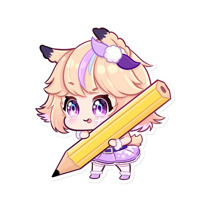 Artsy Chibi Alpaca Magnet product image (2)