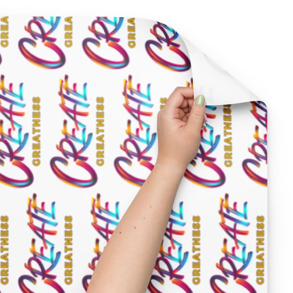 Create Greatness Wrapping Paper Set product image (10)