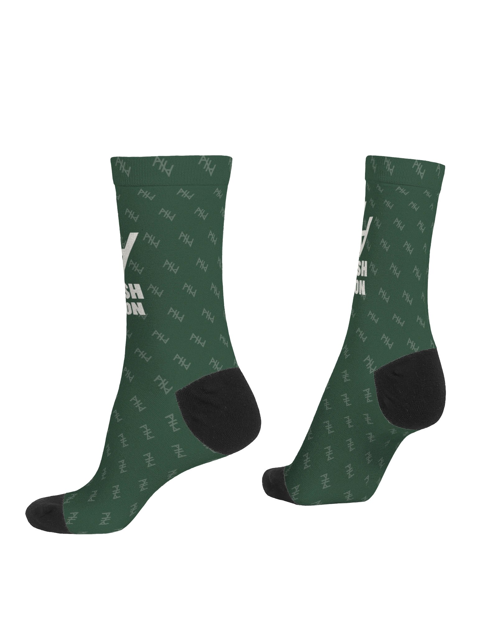Abolish Abortion Crew Socks - Forest & Cream product image (4)