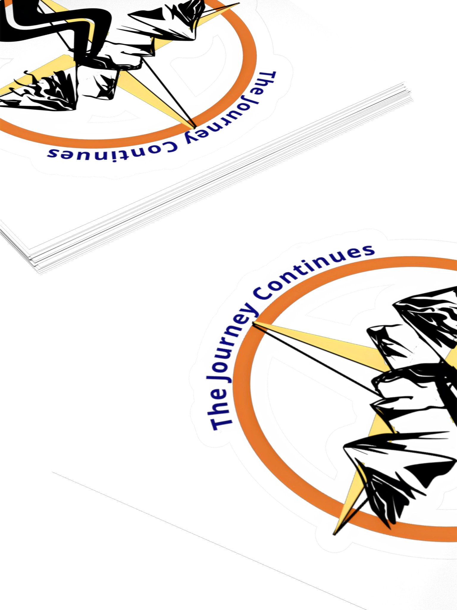 The "Journey Continues" Backcountry Sticker (Kiss-Cut) product image (4)
