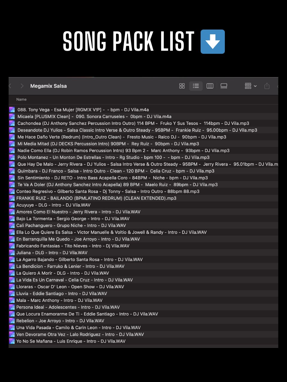 Mega Mix Salsa – Song Pack product image (2)