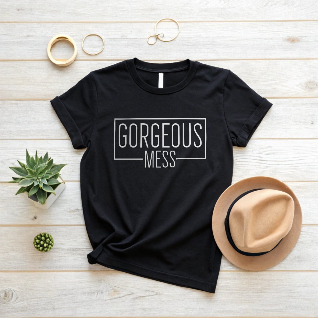 Gorgeous Mess - Women's Black T-Shirt product image (2)