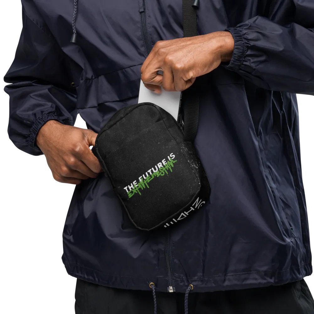 THE FUTURE IS EXTRATERRESTRIAL Utility Crossbody Bag - Black product image (6)