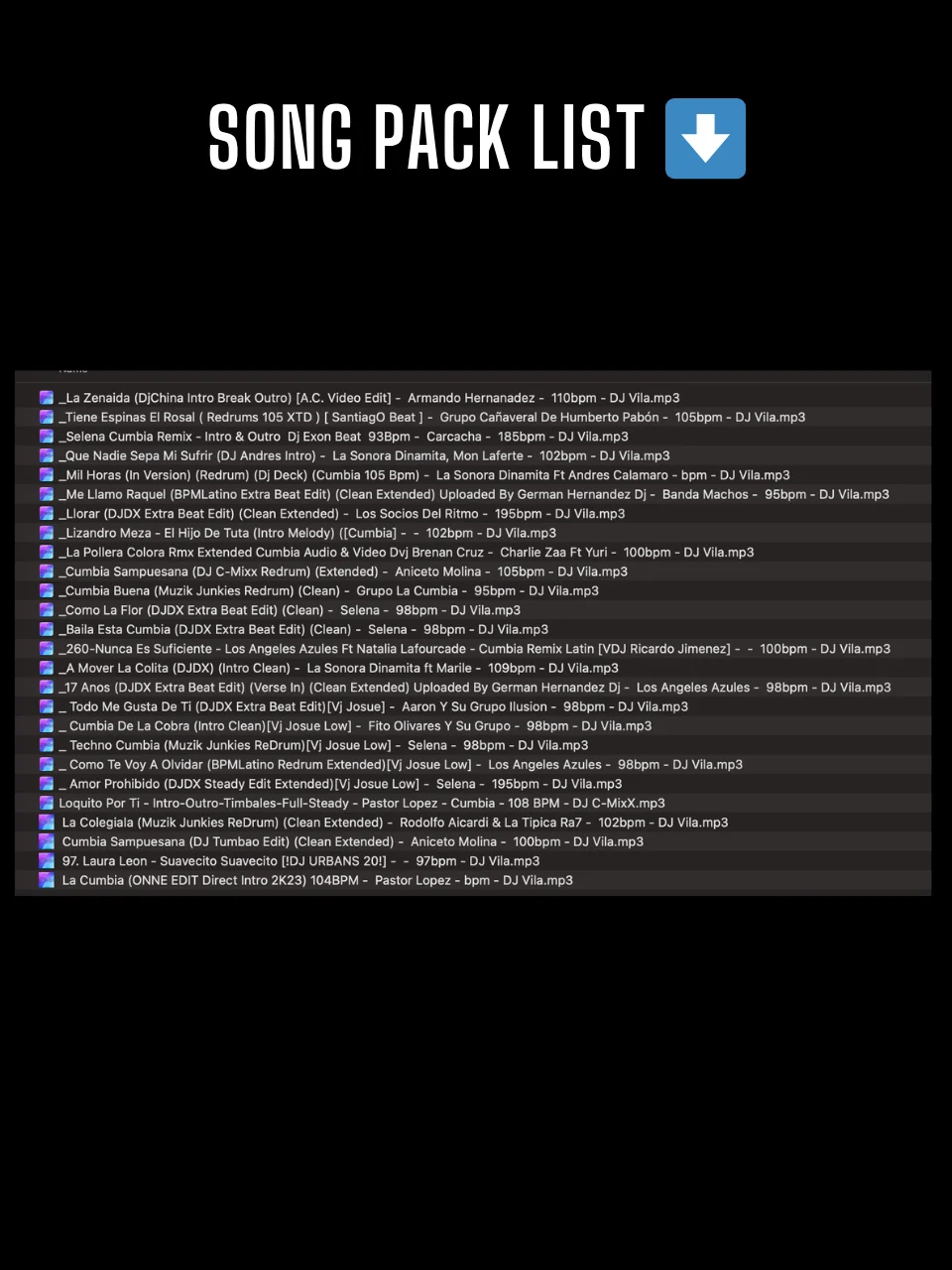 Cumbia Fiesta Mix – Song Pack product image (2)