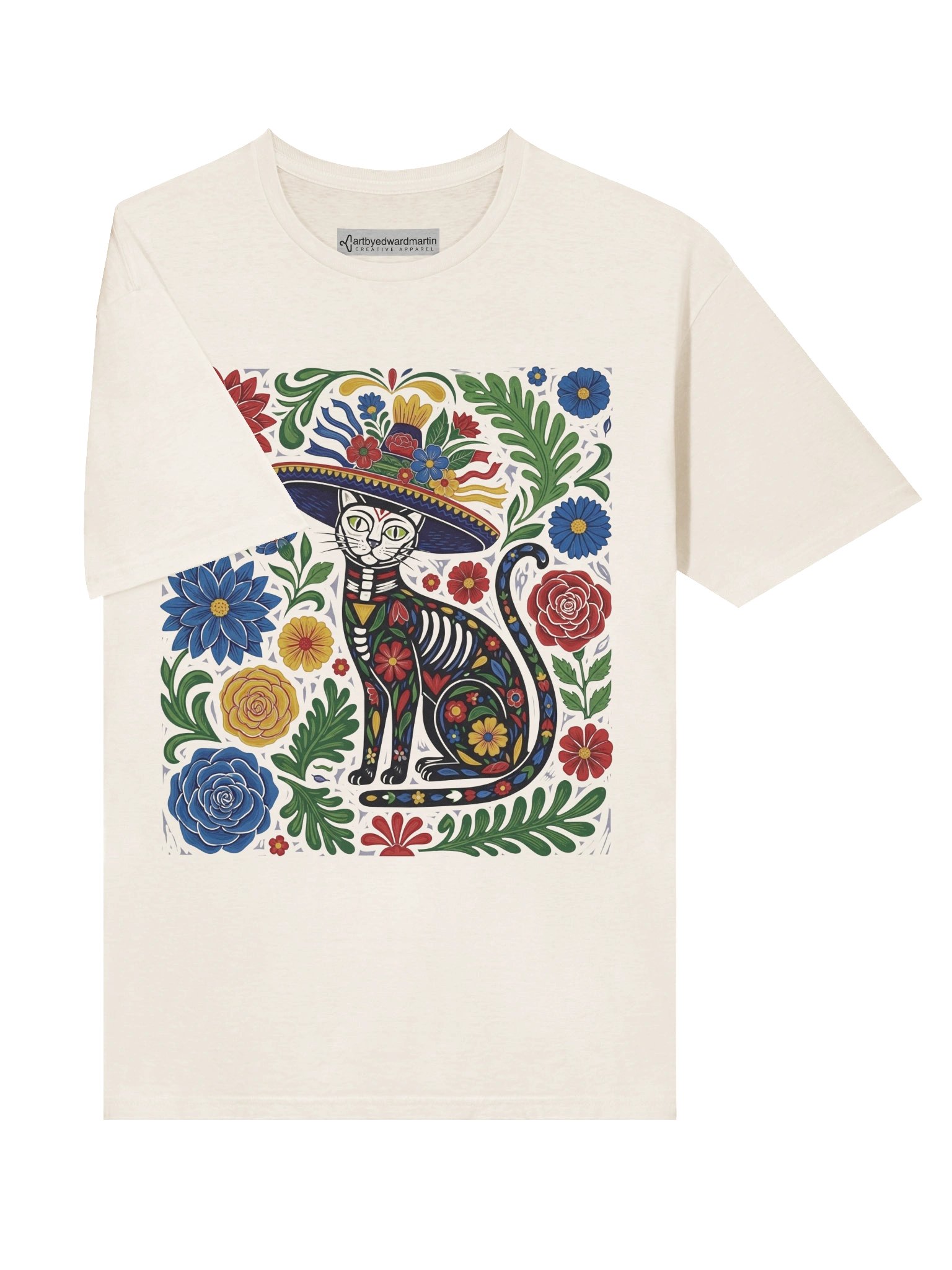 Catrina Cat Unisex Tee product image (146)
