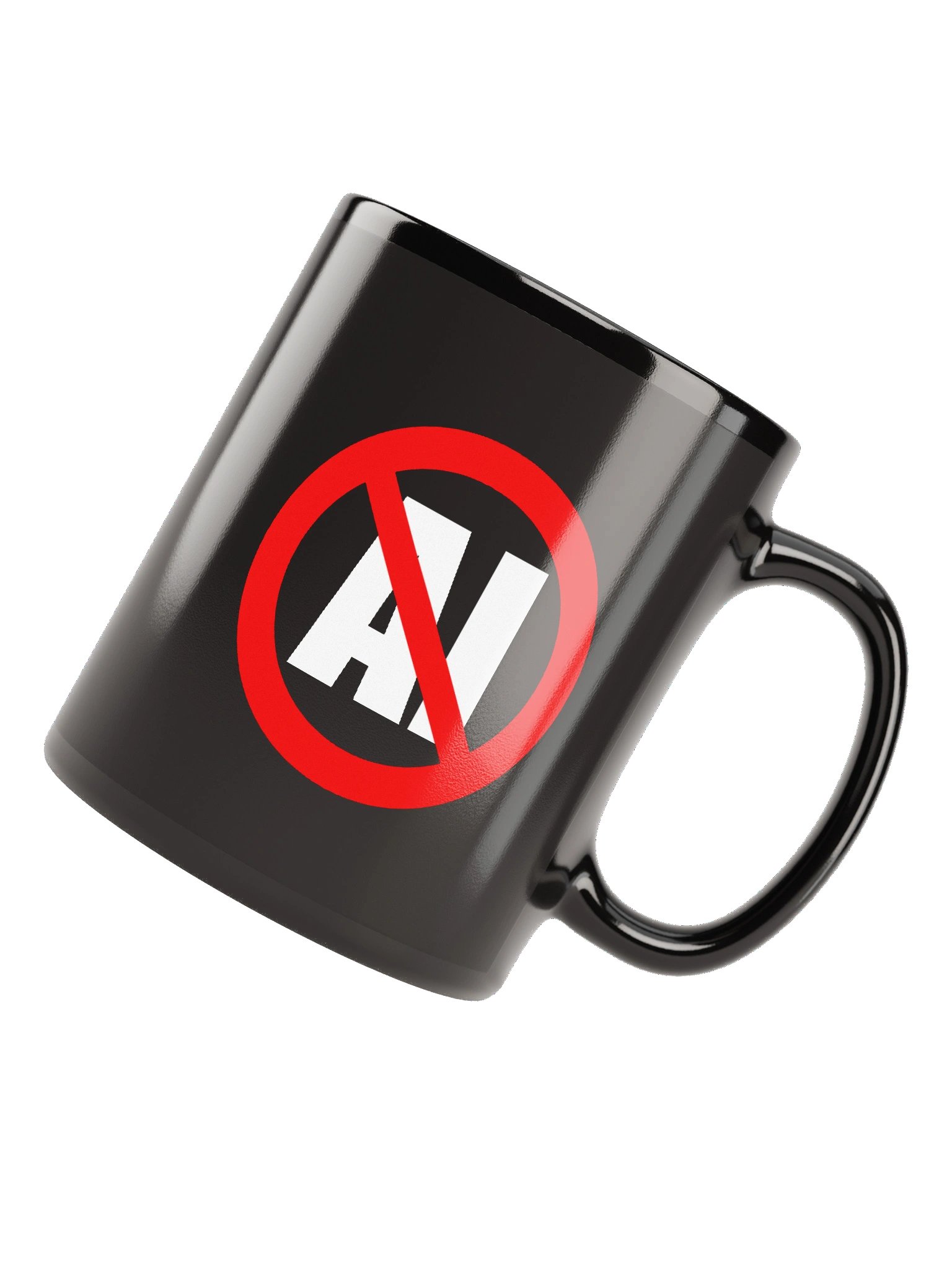 No AI Coffee Mug (black) product image (11)