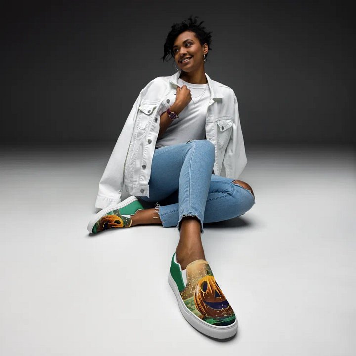 “SPOOKY SWIMZ” Women's Slip-on Shoez product image (2)