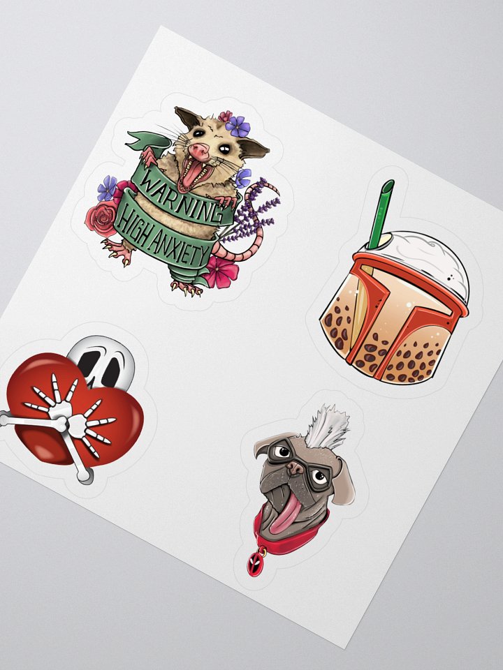 Whimsical Cartoon Stickers Set product image (5)