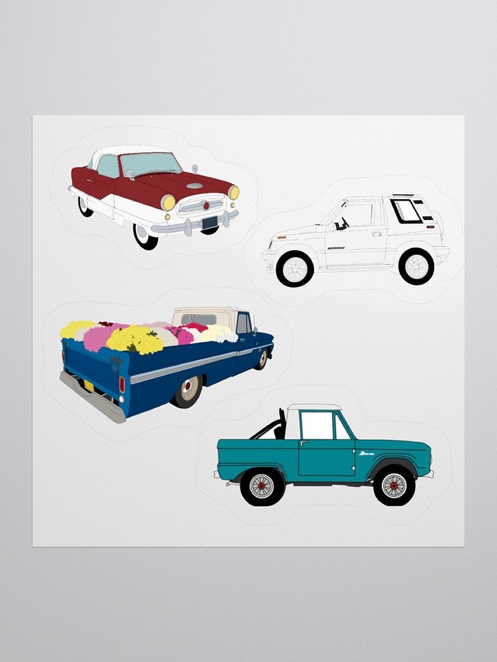 classic car sticker sheet product image (3)