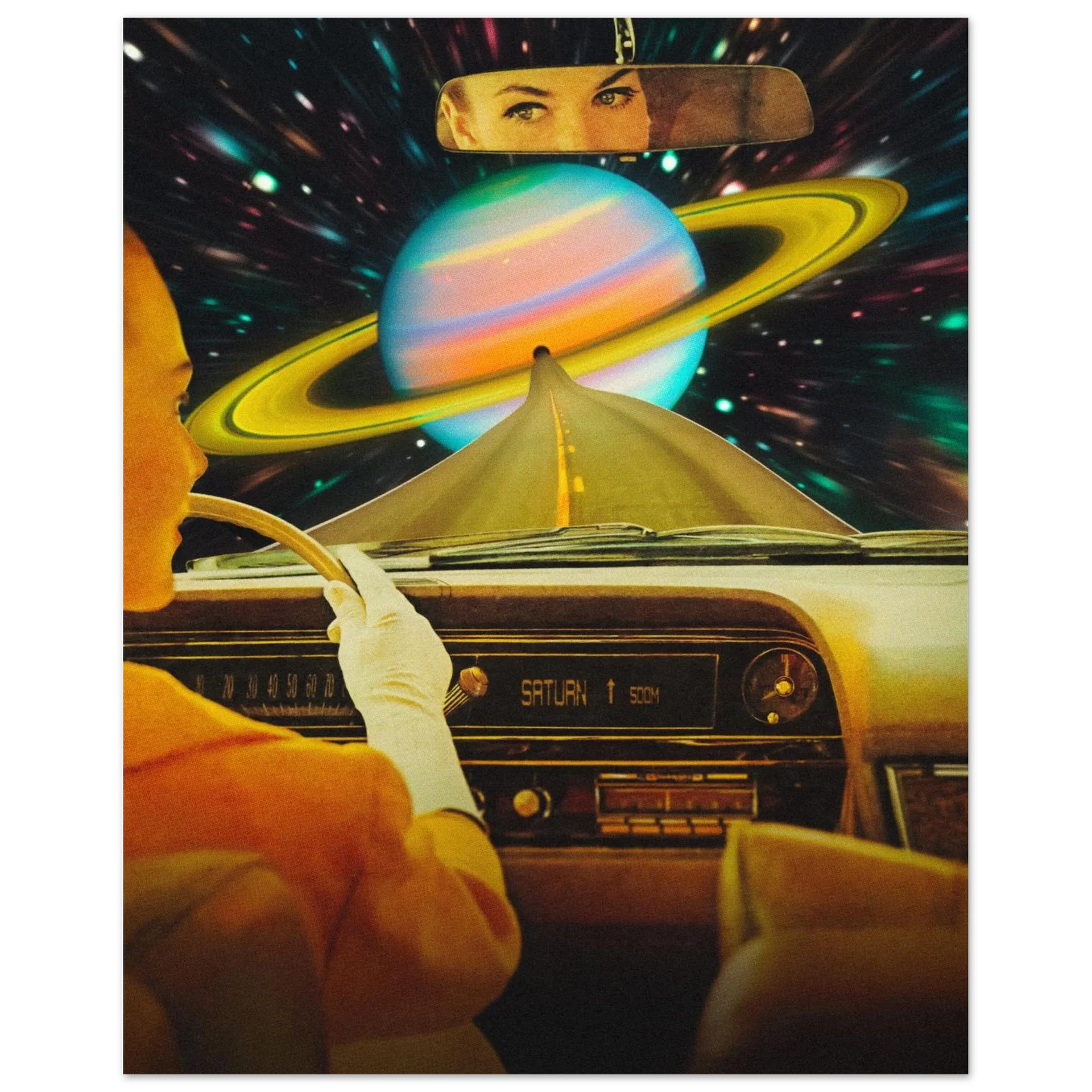Saturn Commute Wall Art