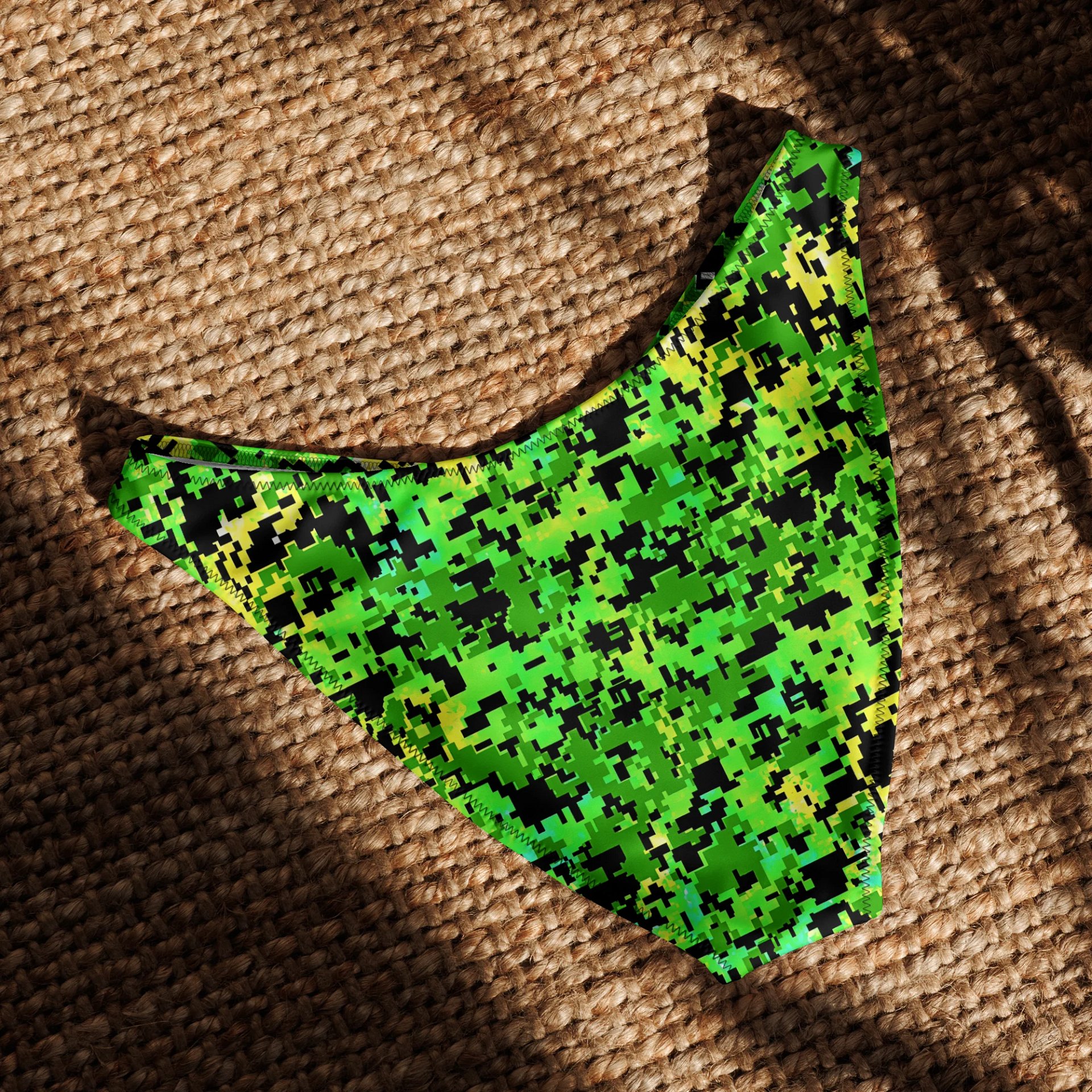 Pixelated Camo V-Cut Bikini Bottom product image (5)