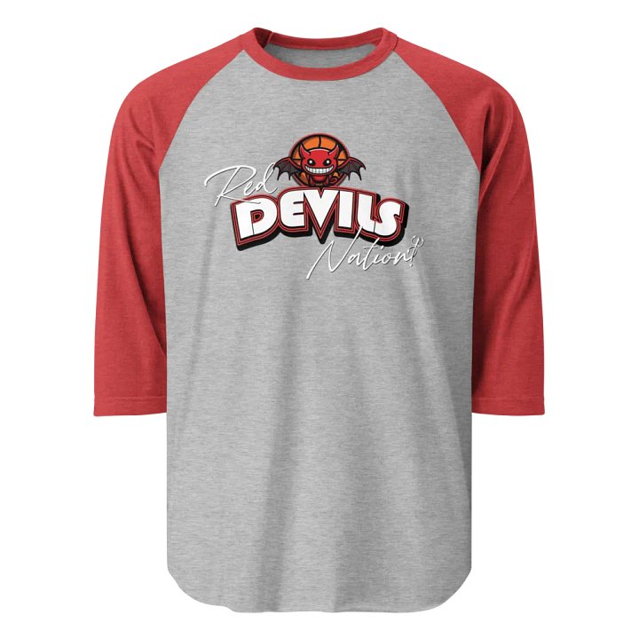 Devils Nation Basketball - Tultex Fine Jersey Raglan Tee product image (1)