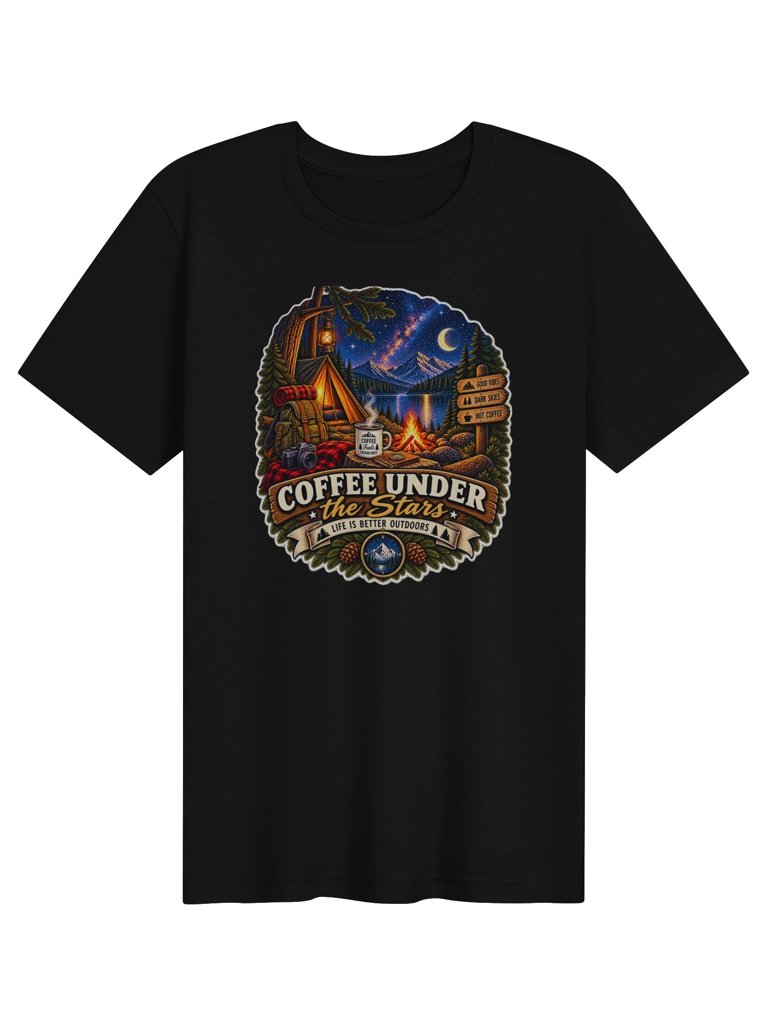 Coffee Under the Stars – Women’s T-Shirt product image (4)