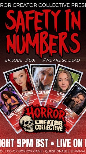 🎉 The Horror Creator Collective is thrilled to present our new weekly Coop Horror Show! Here’s the lineup for Episode 1 👀 Joi...